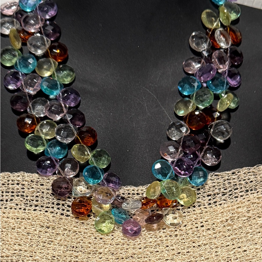 Multicolor Crystals Necklace
